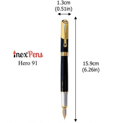 Hero-91-Fountain-Pen-Dimensions