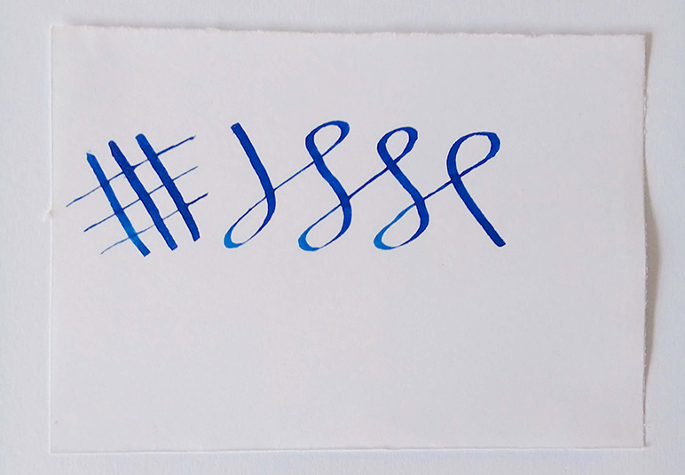 Black-Baoer-3035-Limited-Edition-2mm-Stub-Writing-Sample