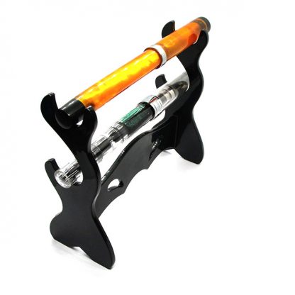 Black-Acrylic-2-Pens-Display-Stand