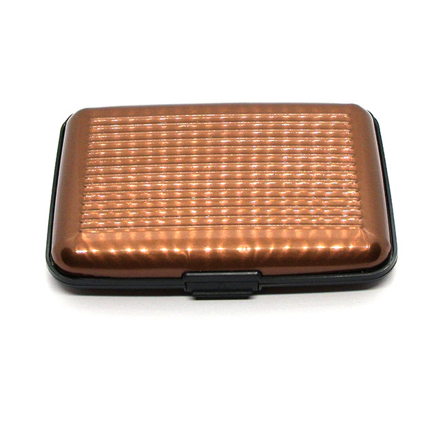 Aluminum-Credit-Card-Wallet-With-RFID-Blocking-(Brown)