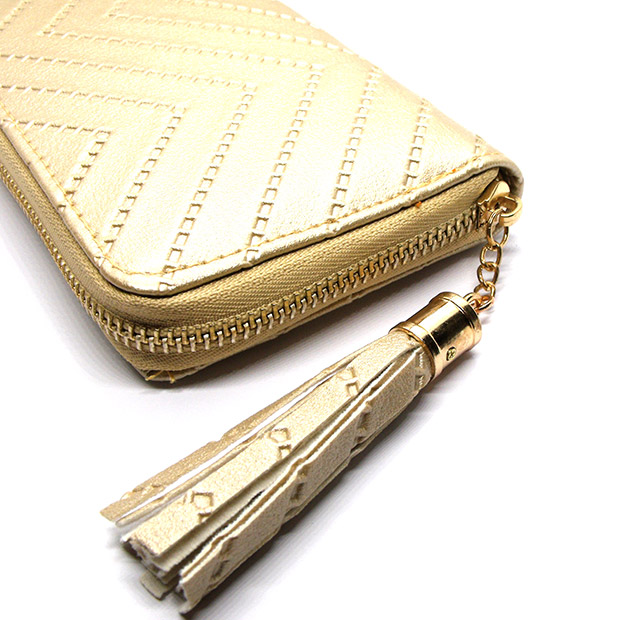 Luxurious-Women-Leather-Wallet-(Beige)