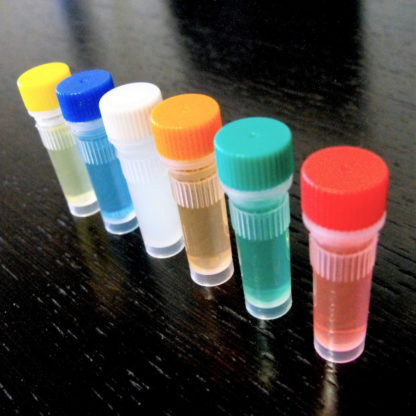 Colored 1ml Plastic Ink Vials (Green)