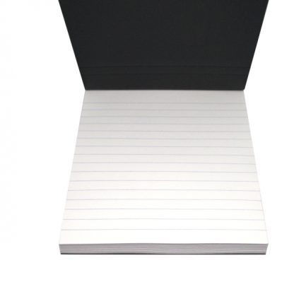 Lined Rhodia Bloc No. 13 A6 Notepad (Black)