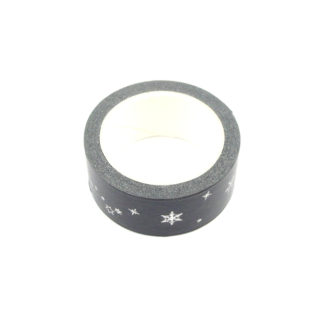 Black Stars Washi Tape