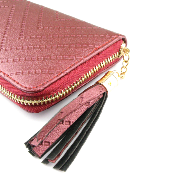 Luxurious Women’s Leather Wallet (Burgundy)