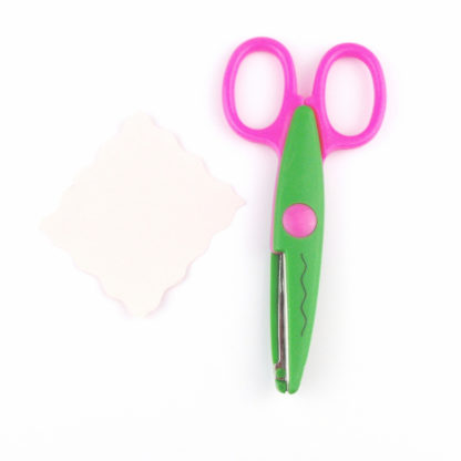 Wave Scrapbooking Craft Scissor and Decoration