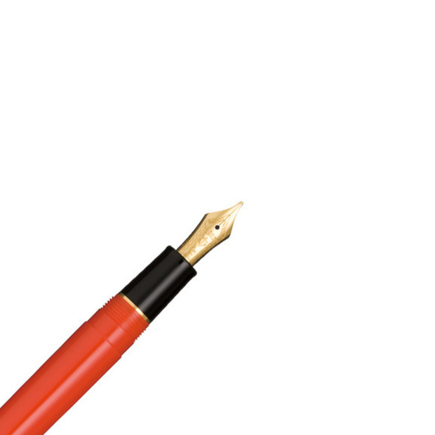 Sailor Professional Gear Slim (Sapporo) Fountain Pen Nib (Red with Gold Trim)