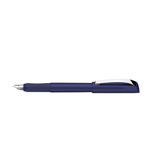 Schneider Ceod Shiny Fountain Pen Side (Pacific Blue)