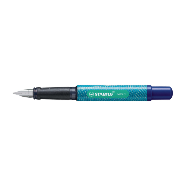 Stabilo beFab! 1.4 Calligraphy Fountain Pen Side (Turquoise)