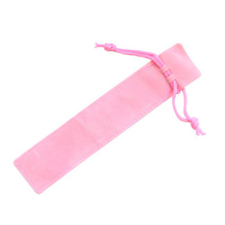 Pink Velvet Pen Pouch