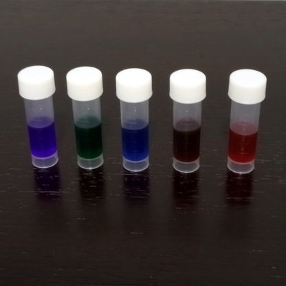 InexPens Deep Blue Ink Sample With Colored Label