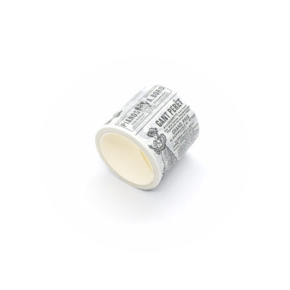 Modern Black and White Ads Washi Tape