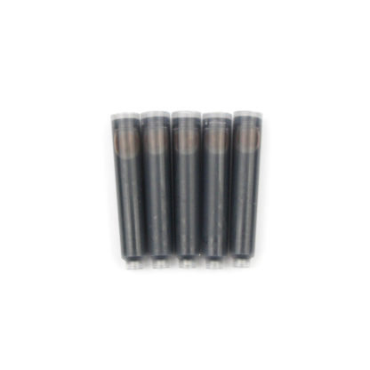 Pack of Brown Standard Fountain Pen Ink Cartridges