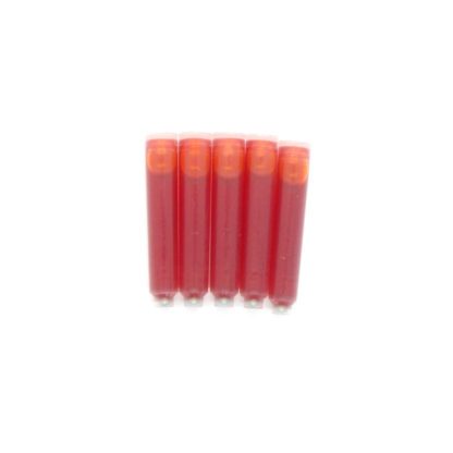Pack of Orange Delta Fountain Pen Ink Cartridges