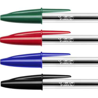 Genuine Bic Cristal Original Medium 1mm (Blue, Black, Red)