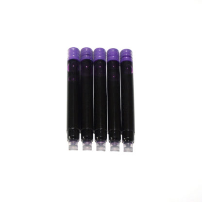 Top Graf von Faber-Castell Slim Fountain Pen Ink Cartridges (Purple)
